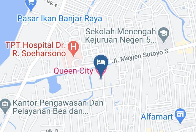 Banjarmasin - Queen City Hotel Maps