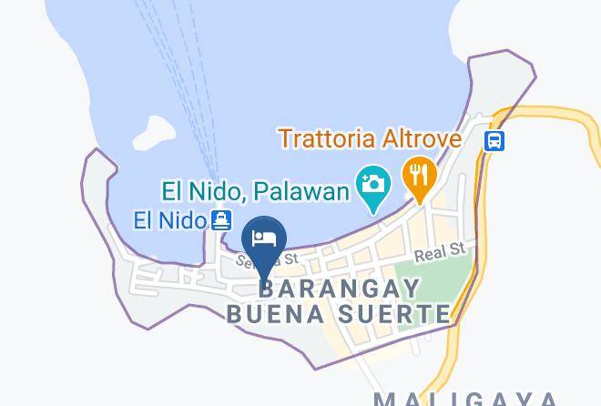 Palawan - Queen Elena Hotel Maps