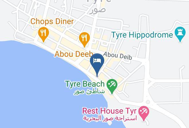 Sour - Queen Elissa Hotel Maps