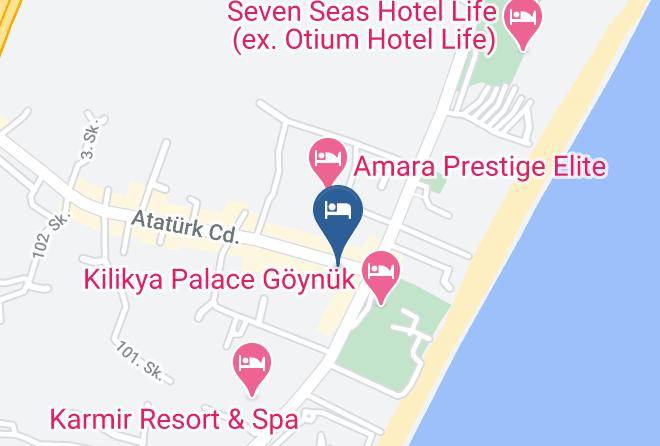 Kemer - Transatlantik Hotel & Spa Maps