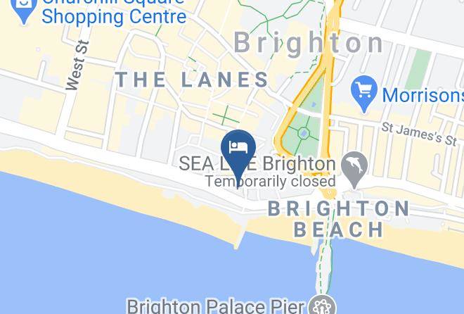 Brighton And Hove - Queen Hotel Maps