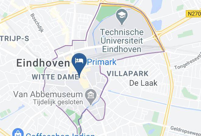 Eindhoven - Queen Hotel Cafe Restaurant Maps