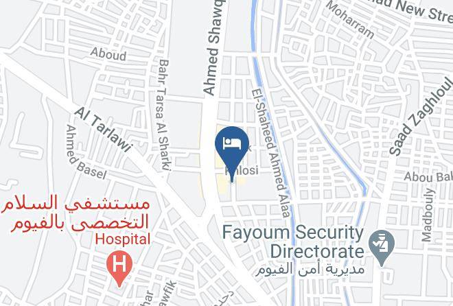 El Faiyum - Queen Hotel Maps