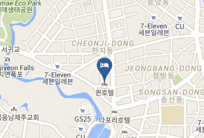 Seogwiposi - Queen Hotel Maps