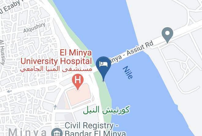 El Menia - Queen Isis Floating Hotel Maps