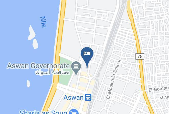 Aswan - Queen Nourhan Hotel Maps