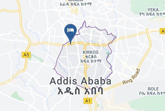 Addis Ababa - Queen Of Sheba Hotel Maps