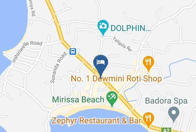 Galle - Queen's Gate Hotel Mirissa Maps
