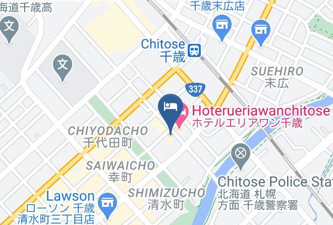 Chitose City - Queen's Hotel Chitose Maps