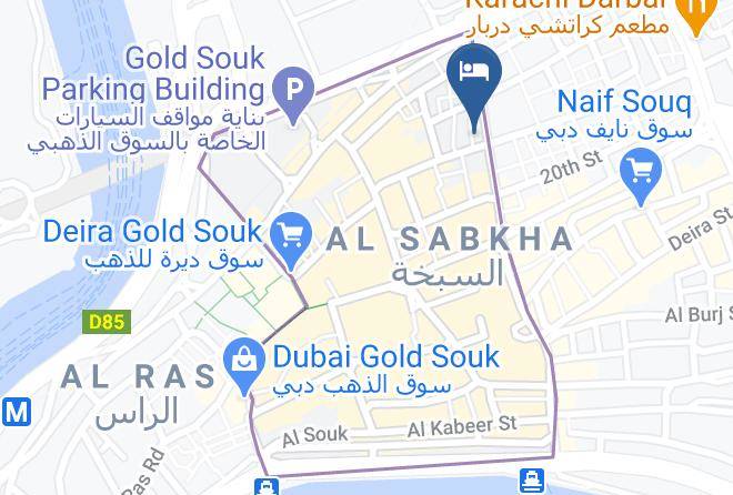 Dubai - Queen's Hotel Dubai Maps