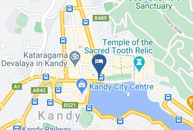 Kandy - Queens Hotel Maps