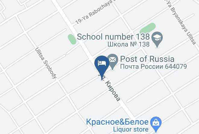 Omsk - Queen's Hotel Maps