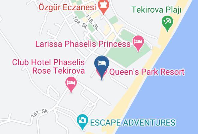 Kemer - Queen's Park Resort Maps