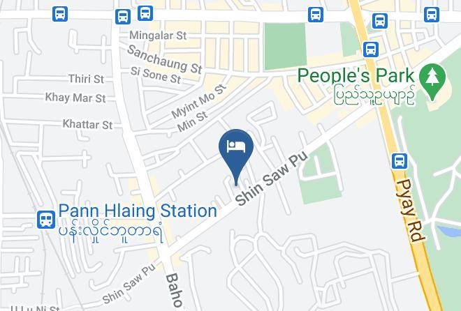 Yangon West - Queen Shin Saw Pu Hotel Maps