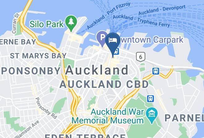 Auckland Auckland Central - Queen Street Backpackers Maps