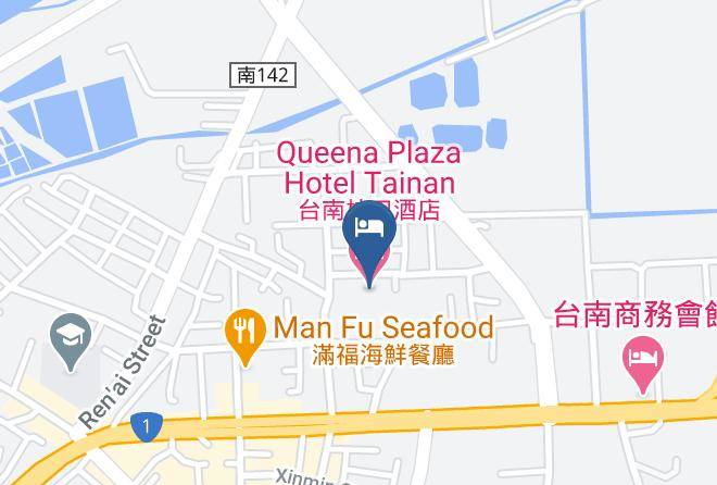 Yongkang District - Queena Plaza Hotel Tainan Maps