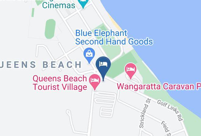 Whitsunday - Queens Beach Hotel Maps