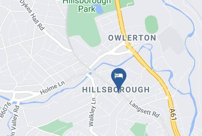 Sheffield - Queens Ground Hotel Maps