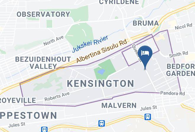 City Of Johannesburg - Queens Hill Lodge Maps
