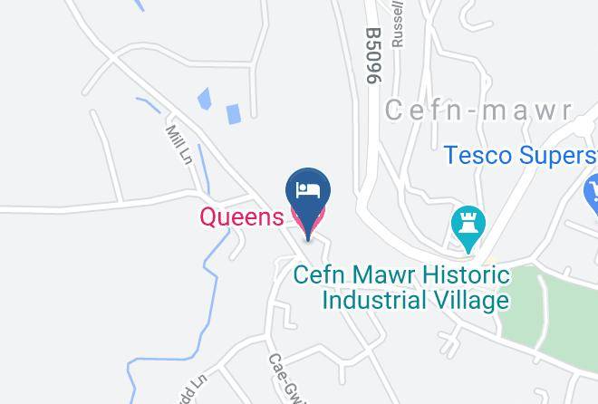 Wrexham - Queens Hotel Maps