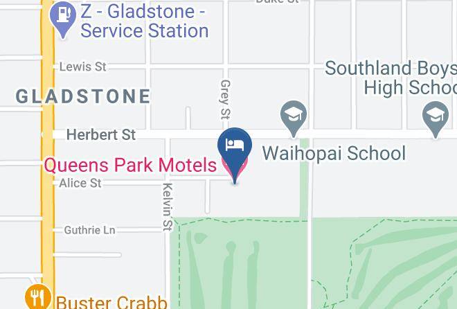 Invercargill - Queens Park Motels Maps