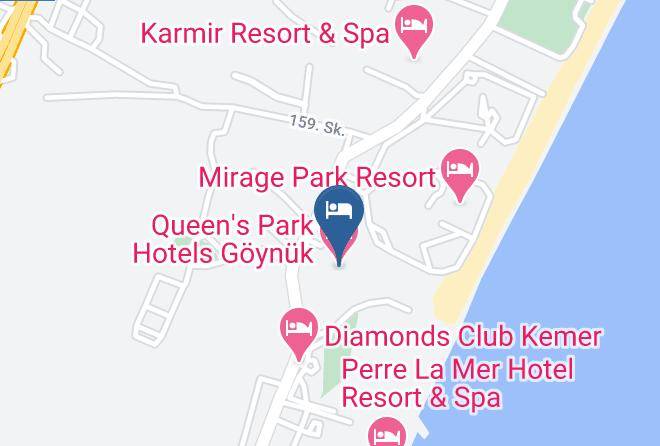 Kemer - Queen's Park Goynuk Maps