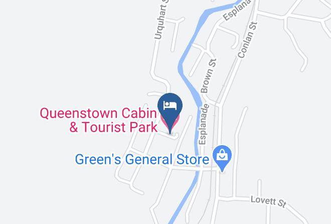 West Coast - Queenstown Cabin & Tourist Park Maps
