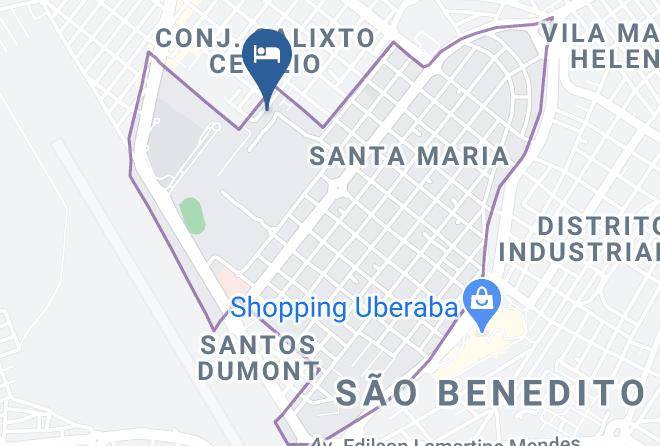 Uberaba - Quefren Residence Hotel Maps