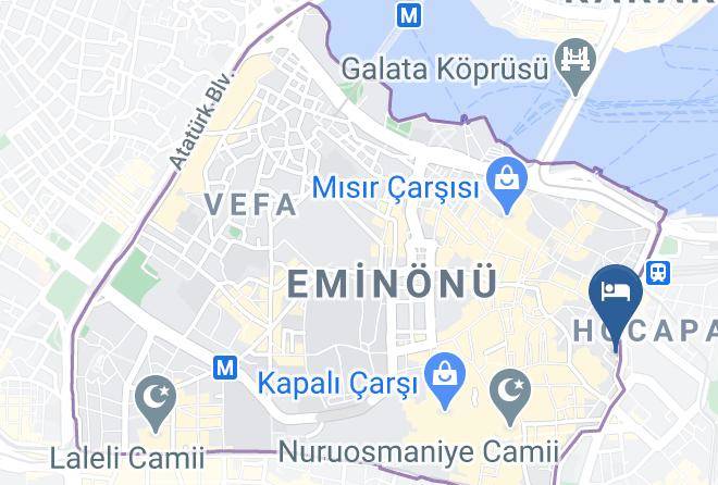 Quenns Land Hotel Istanbul Map