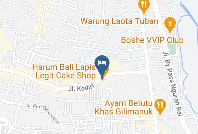 Badung Regency - Quest Hotel Kuta Maps