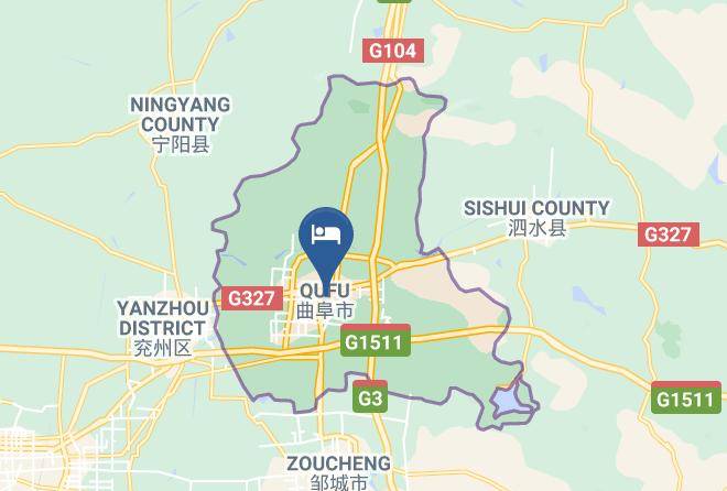Jining - Qufu State Hotel West Gate Maps
