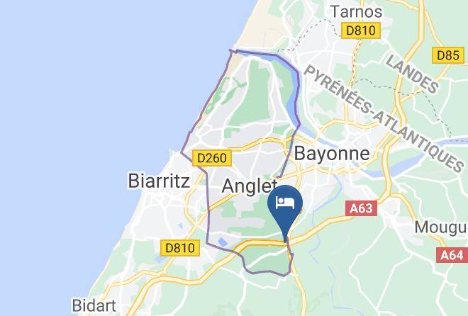 Pyrenees Atlantiques - Quick Palace Anglet Maps