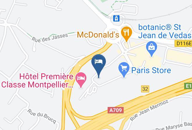 Quick Palace Montpellier Saint Jean De Vedas Map