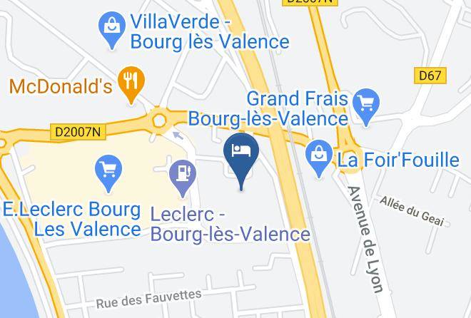Drome - Quick Palace Valence Bourg Les Valence Maps