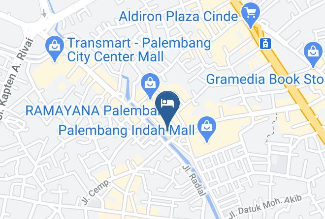 Palembang - Quin Centro Hotel Maps