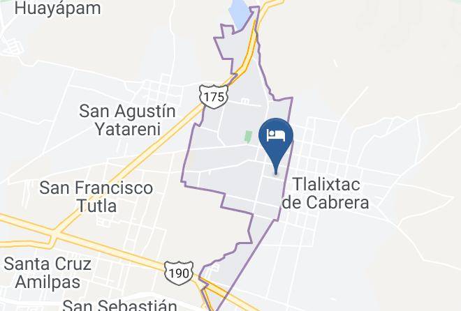 Tlalixtac De Cabrera - Quinta Azul Oaxaca Maps
