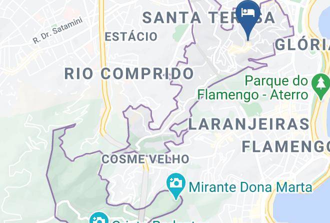 Rio De Janeiro Santa Teresa - Quinta Azul Maps