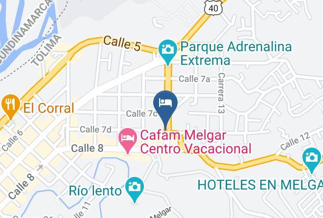 Melgar - Hotel Los Toboganes De Melgar Maps