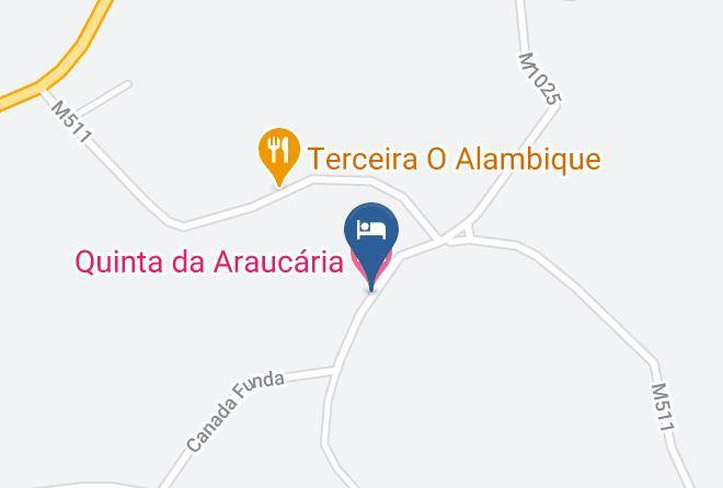 Praia Da Vitoria - Quinta Da Araucaria Maps