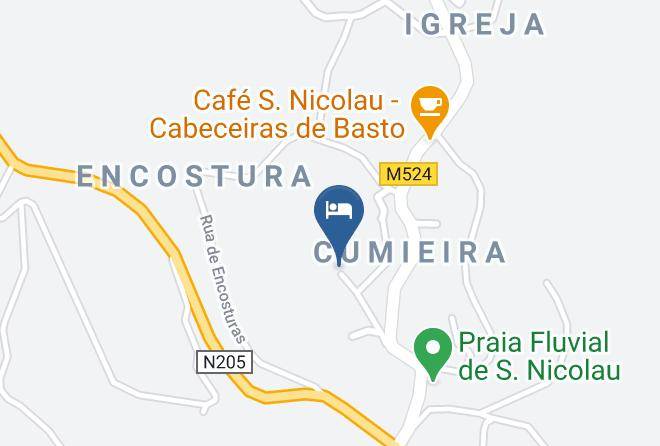 Cabeceiras De Basto - Quinta Da Cumieira Bed And Breakfast Maps