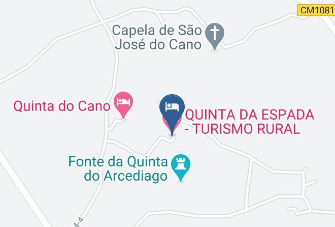 Evora - Quinta Da Espada Turismo Rural Maps
