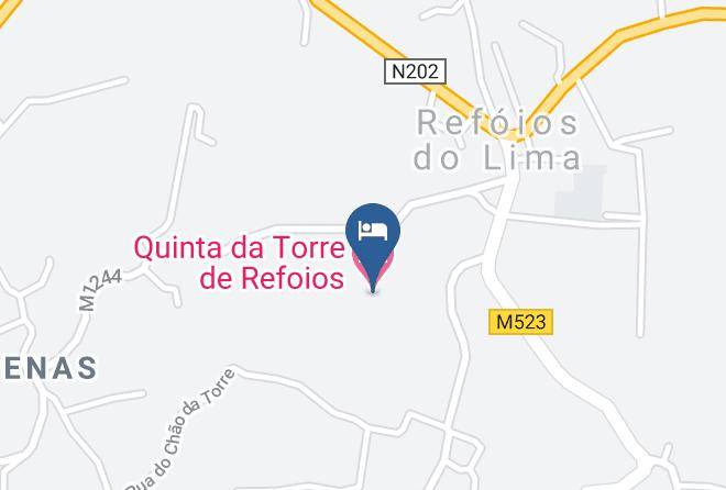 Ponte De Lima - Quinta Da Torre De Refoios Maps