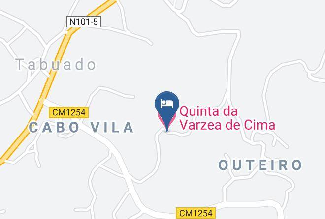 Marco De Canaveses - Quinta Da Varzea De Cima Maps