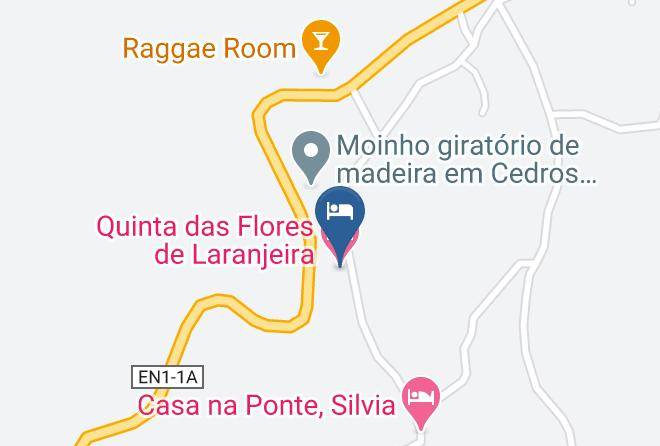 Horta - Quinta Das Flores De Laranjeira Maps