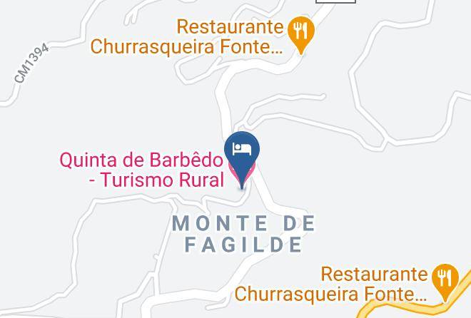 Vieira Do Minho - Quinta De Barbedo Turismo Rural Maps