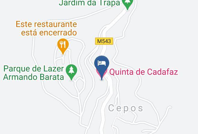 Arganil - Quinta De Cadafaz Maps