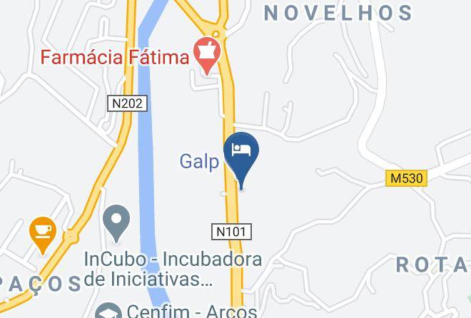 Arcos De Valdevez - Quinta De Cortinhas Maps