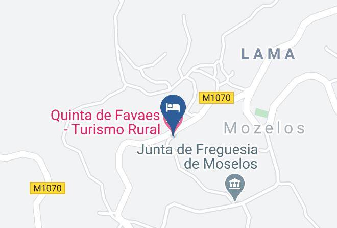 Quinta De Favaes Turismo Rural Map