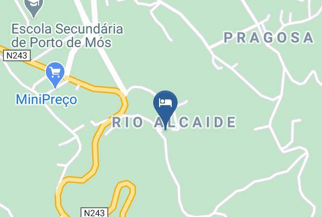 Porto De Mos - Quinta De Rio Alcaide Maps