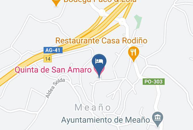 Pontevedra - Quinta De San Amaro Hotel Maps